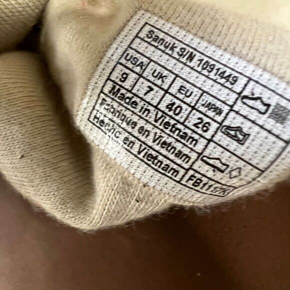 Sanuk Womens Slip On Yoga Sling 2 Flip Flop Slingback Flat Sandals Beige Size 9 - Picture 4 of 5